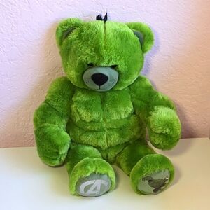 Build A Bear Marvel Avengers Incredible Hulk Bear‎ Plush Green Collectible Toy